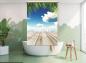 Preview: You and Me Duschrollo - Duschvorhang Rollo Deckenmontage
